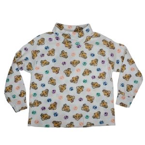 Disney Vintage The Lion King Simba AOP Turtleneck Long Sleeve Tee 3T Unisex NWT